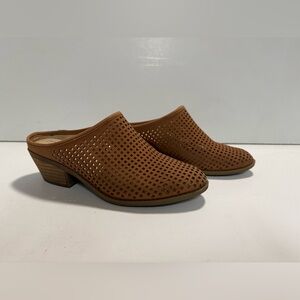 Me Too Tan Perforated Loafers